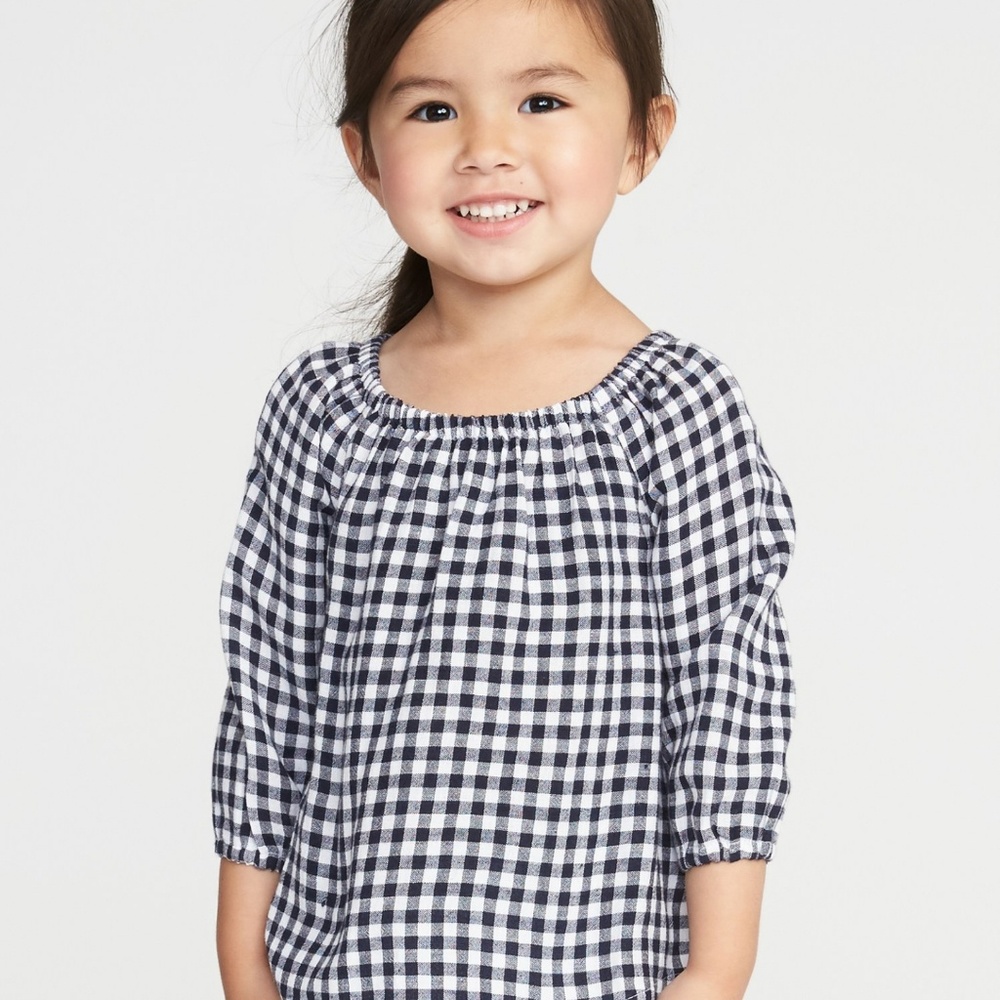 Old Navy Gingham print blouse